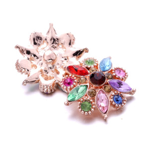 20MM  design Rhinestone  Metal snap buttons