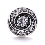 20MM  design Rhinestone  Metal snap buttons