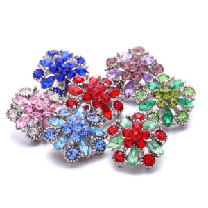 20MM  design Rhinestone  Metal snap buttons