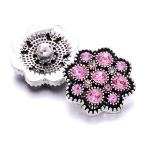20MM  design Rhinestone  Metal snap buttons