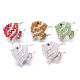 20MM fish  design Rhinestone  Metal snap buttons