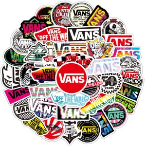 50pcs trendy brand graffiti stickers decorative suitcase notebook waterproof detachable stickers