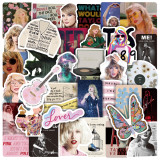 50pcs taylor album graffiti stickers decorative suitcase notebook waterproof detachable stickers