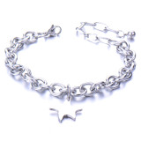 love  life Tree Bell Double Layer Stainless Steel Bracelet for Men and Women Couples Jewelry