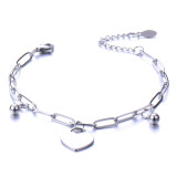 love  life Tree Bell Double Layer Stainless Steel Bracelet for Men and Women Couples Jewelry