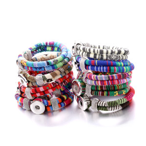 Leather bracelets fit 20mm snaps  jewelry