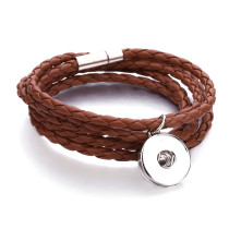 Leather bracelets fit 20mm snaps  jewelry