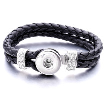 Leather bracelets fit 20mm snaps  jewelry