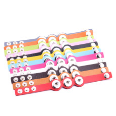 Leather bracelets fit 20mm snaps  jewelry