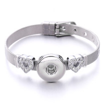 love mom Stainless steel wih 1 buttons Rhinestone Accessories like Watch band