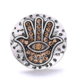 20MM faith Rhinestone  Metal snap buttons