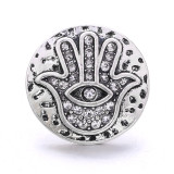 20MM faith Rhinestone  Metal snap buttons