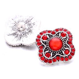20MM  design Rhinestone  Metal snap buttons