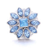 20MM flower Rhinestone  Metal snap buttons