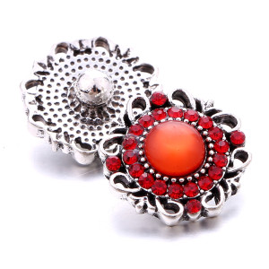 20MM  design Rhinestone  Metal snap buttons