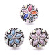 20MM flower Rhinestone  Metal snap buttons
