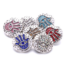 20MM faith Rhinestone  Metal snap buttons