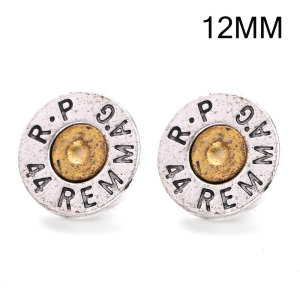 6styles 12MM  design Rhinestone  Metal snap buttons
