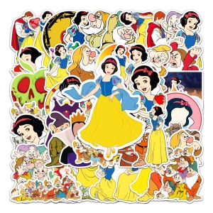 50pcs cartoon princess graffiti stickers decorative suitcase notebook waterproof detachable stickers