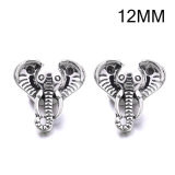 6styles 12MM  design Rhinestone  Metal snap buttons