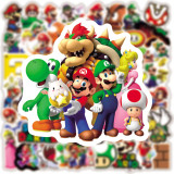 50pcs Cartoon pattern graffiti stickers decorative suitcase notebook waterproof detachable stickers