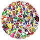 50pcs Cartoon pattern graffiti stickers decorative suitcase notebook waterproof detachable stickers