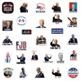 50pcs  BIDEN I DID THAT graffiti stickers decorative suitcase notebook waterproof detachable stickers