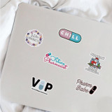 50pcs Cartoon Pharmacist graffiti stickers decorative suitcase notebook waterproof detachable stickers