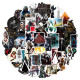 50pcs  Assassin's Creed graffiti stickers decorative suitcase notebook waterproof detachable stickers