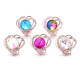 love 20MM  design Rhinestone  Metal snap buttons
