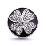 love 20MM  design Rhinestone  Metal snap buttons