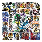 50pcs Mortal Kombat graffiti stickers decorative suitcase notebook waterproof detachable stickers