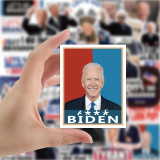 50pcs  BIDEN I DID THAT graffiti stickers decorative suitcase notebook waterproof detachable stickers