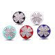 love 20MM  design Rhinestone  Metal snap buttons
