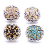 20MM  design Rhinestone  Metal snap buttons
