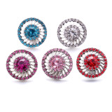 20MM  design Rhinestone  Metal snap buttons