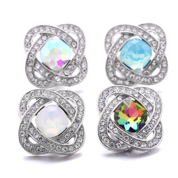 20MM  design Rhinestone  Metal snap buttons