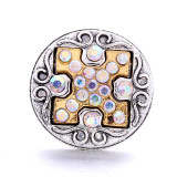 20MM  design Rhinestone  Metal snap buttons
