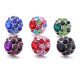 20MM  design Rhinestone  Metal snap buttons