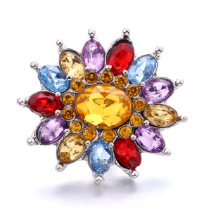 20MM  design Rhinestone  Metal snap buttons