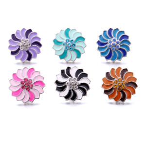 20MM  design Rhinestone  Metal snap buttons
