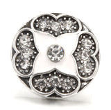 20MM  design Rhinestone  Metal snap buttons