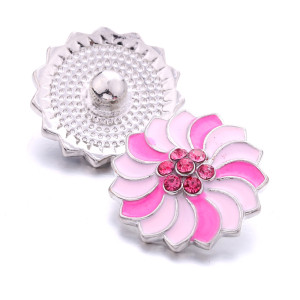 20MM  design Rhinestone  Metal snap buttons