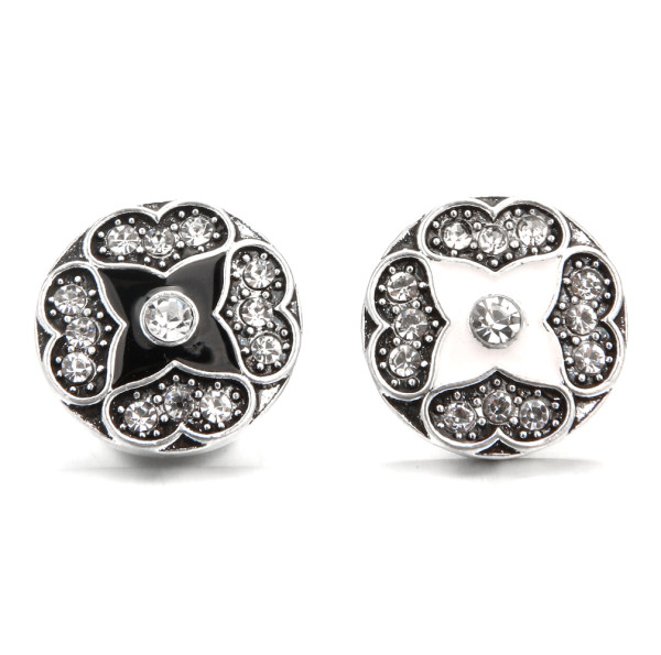 20MM  design Rhinestone  Metal snap buttons