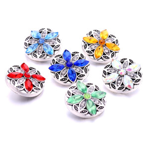 20MM  design Rhinestone  Metal snap buttons