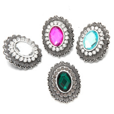 20MM  design Rhinestone  Metal snap buttons