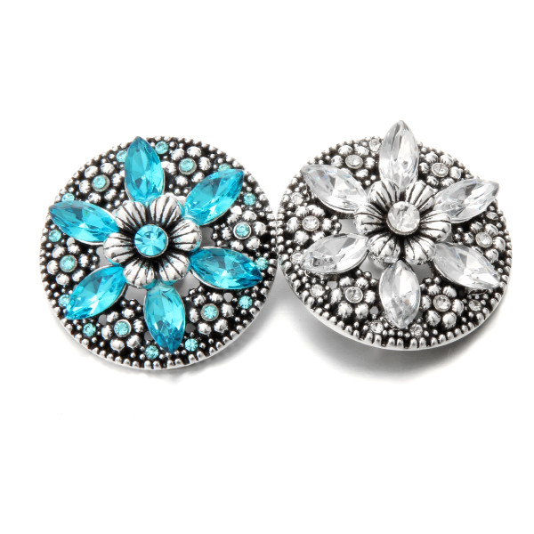 20MM  design Rhinestone  Metal snap buttons