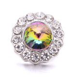 20MM  design Rhinestone  Metal snap buttons