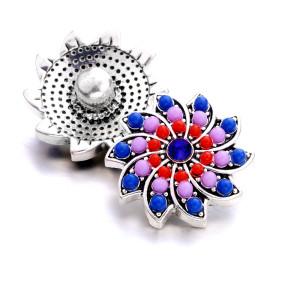 20MM  design Rhinestone  Metal snap buttons