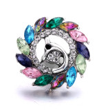 20MM  design Rhinestone  Metal snap buttons